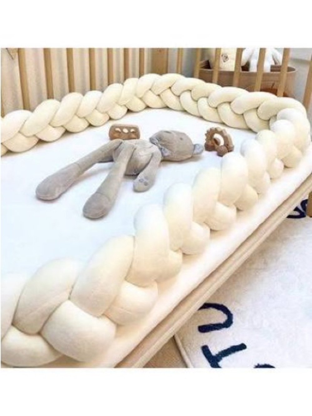 Plush Braided Crib Accessory